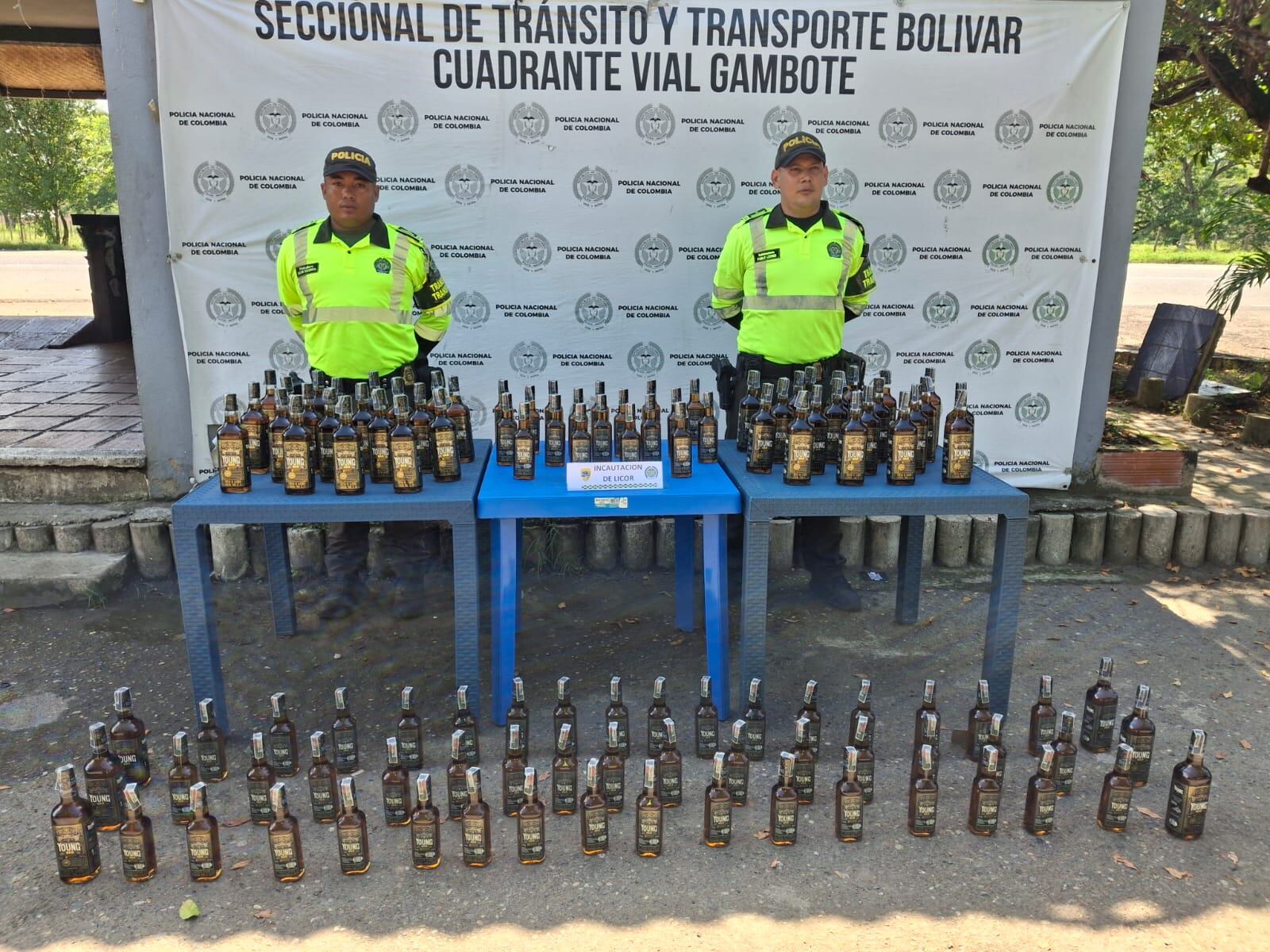 Incautan licor de contrabando que sería vendido en Cartagena durante el Día de las Velitas