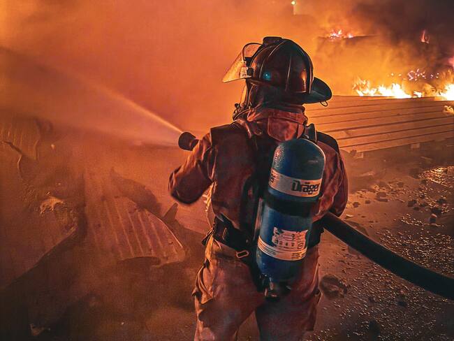 Controlado incendio en zona de conurbación de Cartagena con Turbaco
