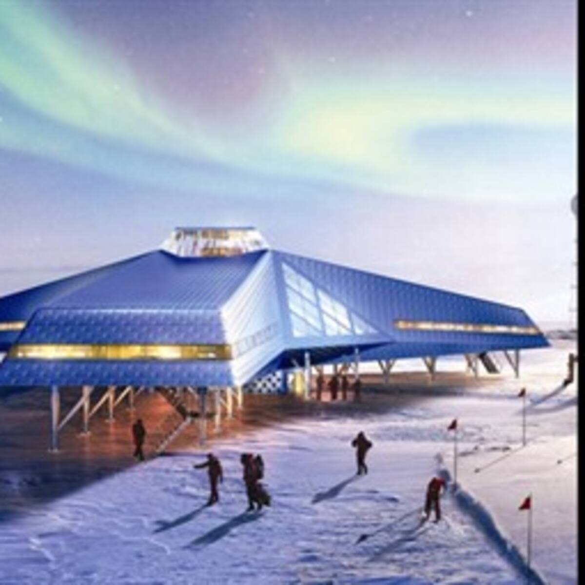Arquitectura y ciencia se encuentran en la Antártica