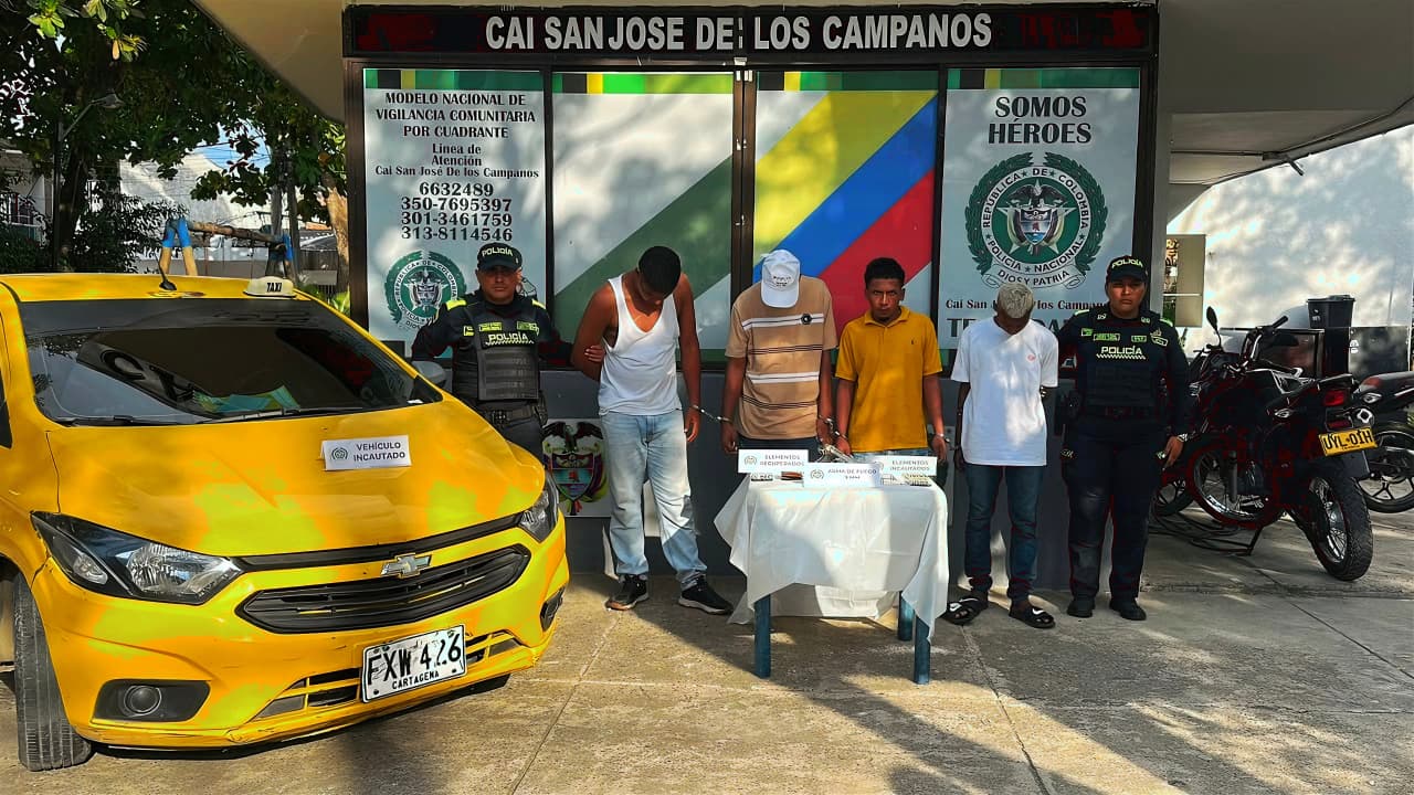 “Los Chespirito”. // Policía Metropolitana de Cartagena