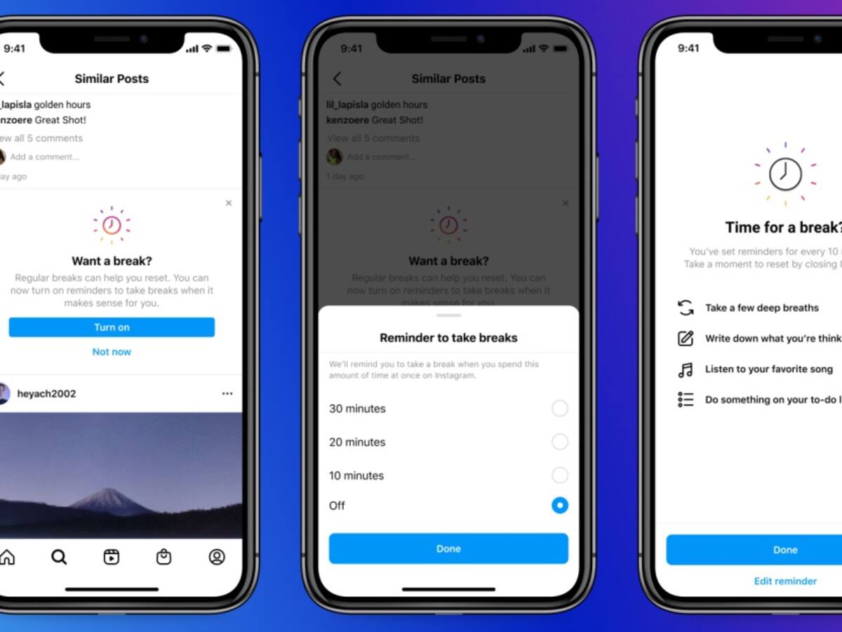 Ante críticas, Instagram le avisará si necesita desconectarse de la app