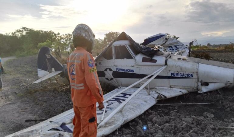 Avioneta accidentada en Tolima