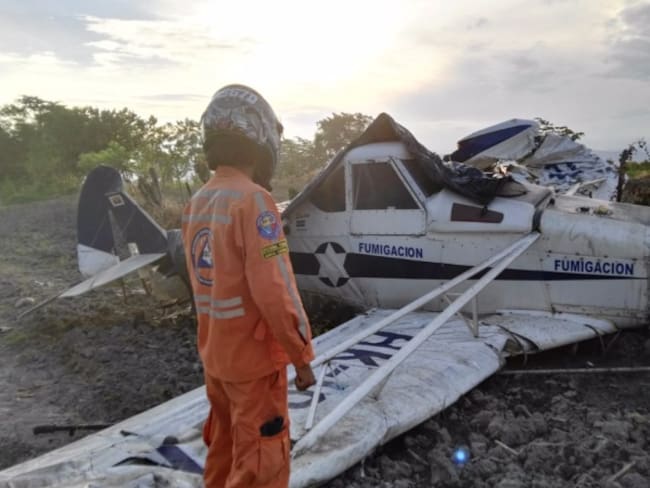 Avioneta accidentada en Tolima