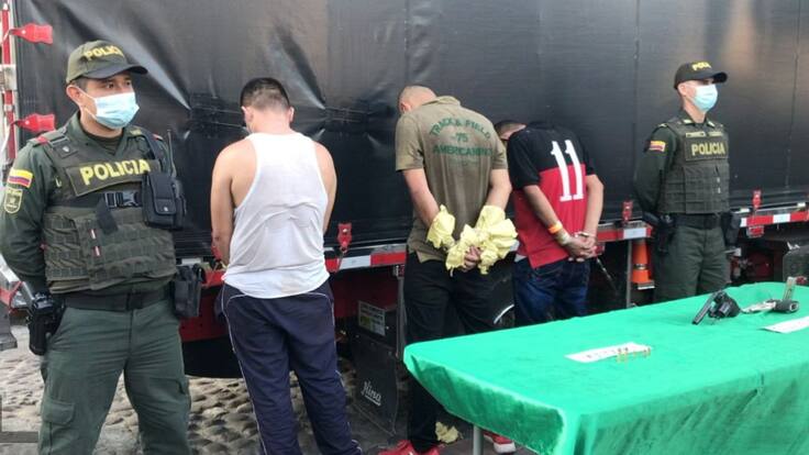 Legalizaron captura de presuntos ladrones de carga de café