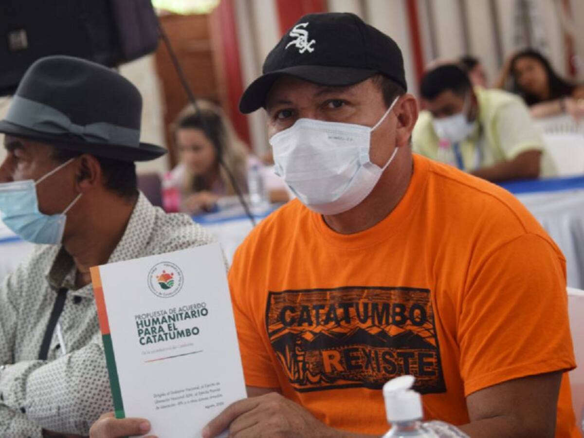 Comienza organización de mesa humanitaria en el Catatumbo