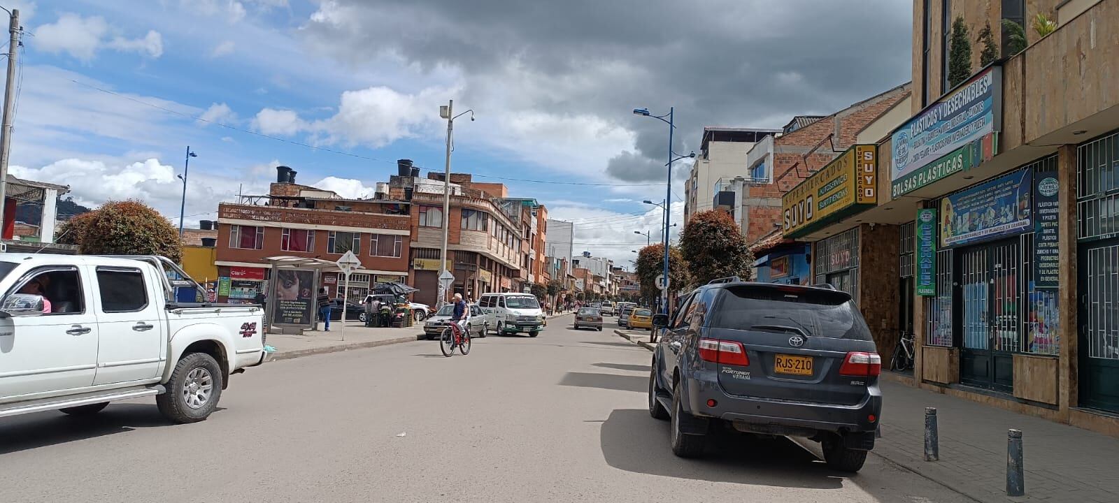 Se espera que en esta jornada dejen de circular más de 3.000 vehículos por la ciudad de Chiquinquirá, Boyacá / Foto: Caracol Radio.