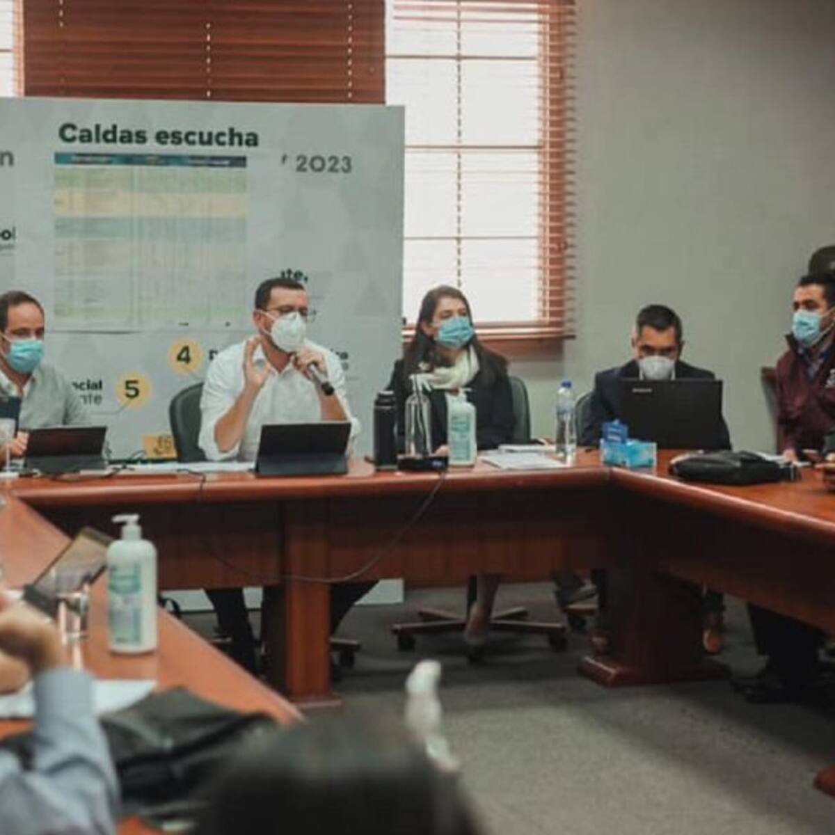 Acercamientos entre representantes del paro y la Gobernación de Caldas
