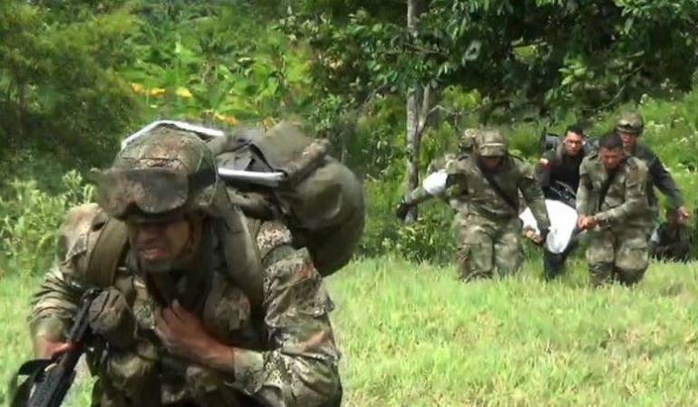 Archivo/ Militares heridos en Norte de Santander