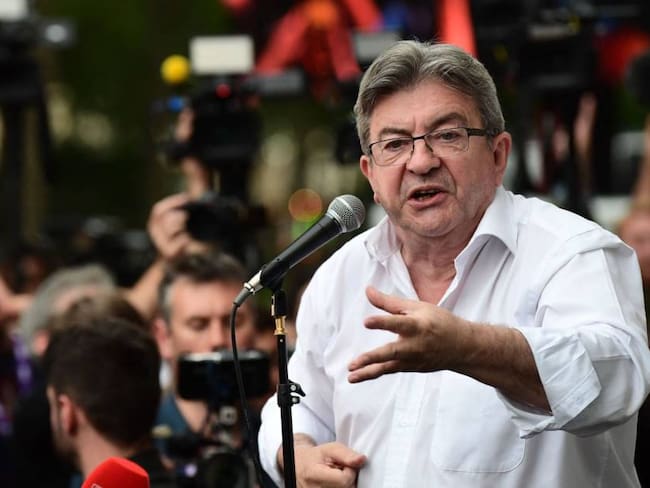 El político de izquierda de Francia, Jean-Luc Mélenchon. Foto: Getty