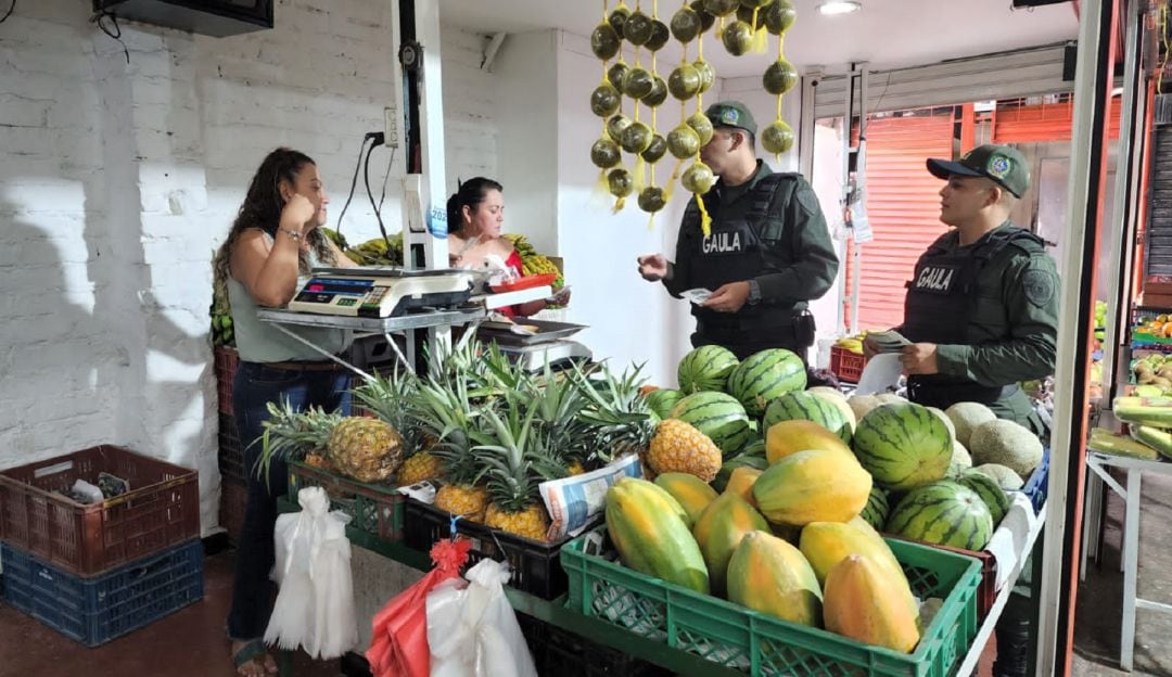 Autoridades buscan prevenir la extorsión en las plazas de mercado de Ibagué