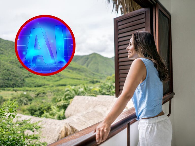 Mujer mirando el paisaje / IA / Getty Images