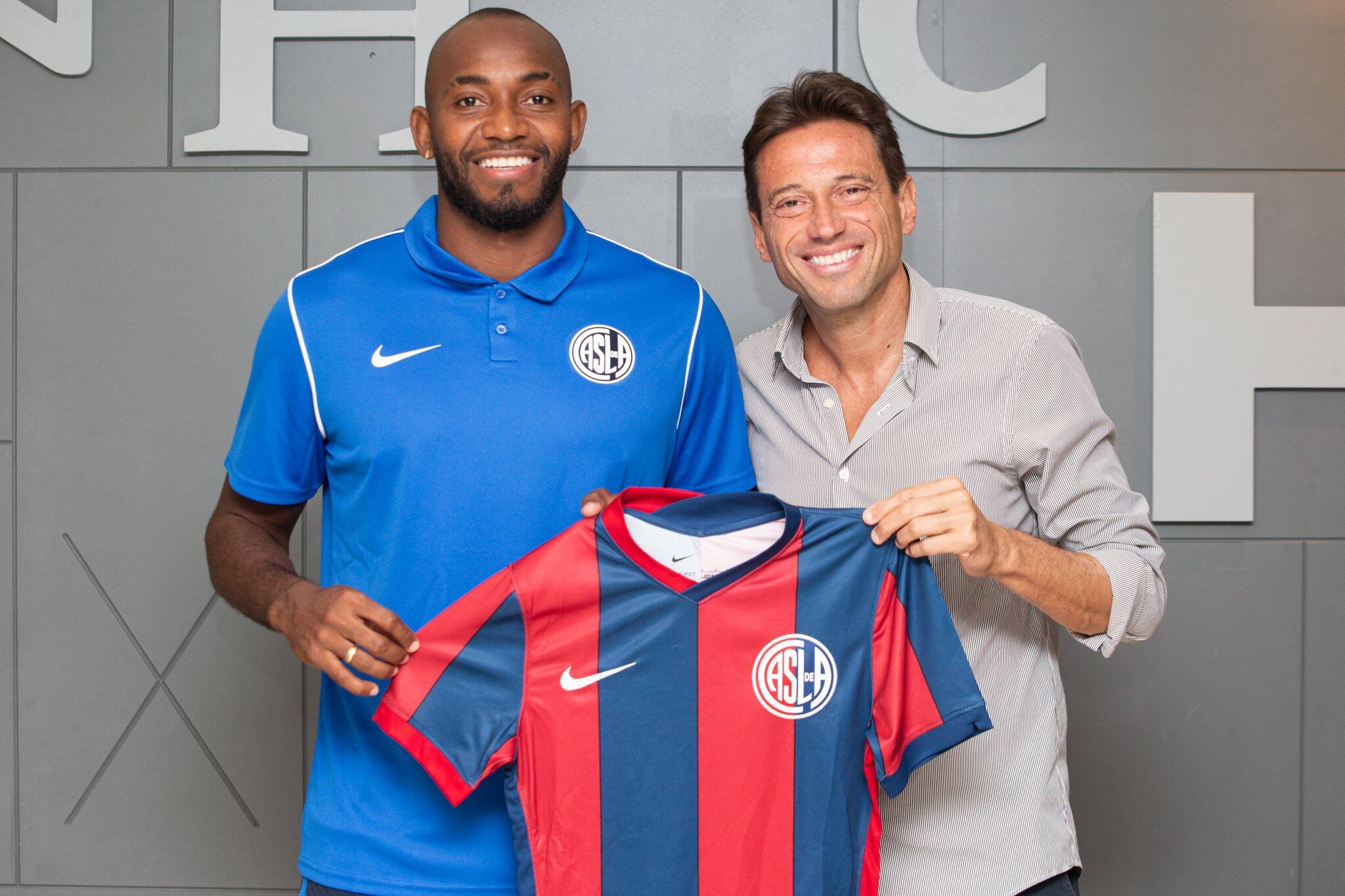 Diego Herazo, nuevo jugador de San Lorenzo / Twitter: @SanLorenzo.