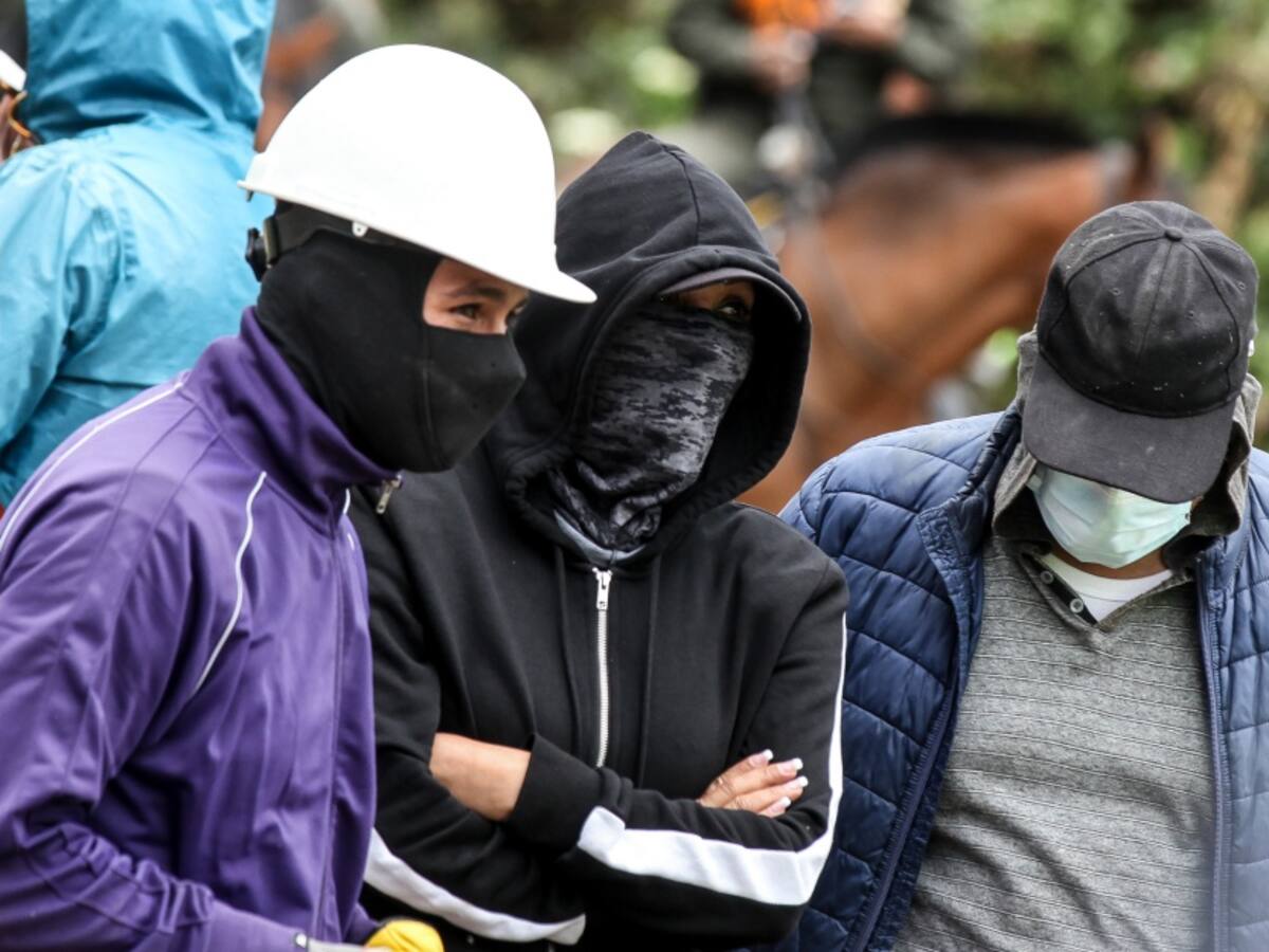 La mujer detrás de la capucha en Ciudad Bolívar