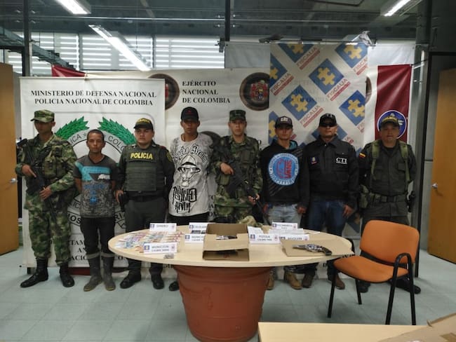 Capturan a atracadores en la vía Medellín Heliconia
