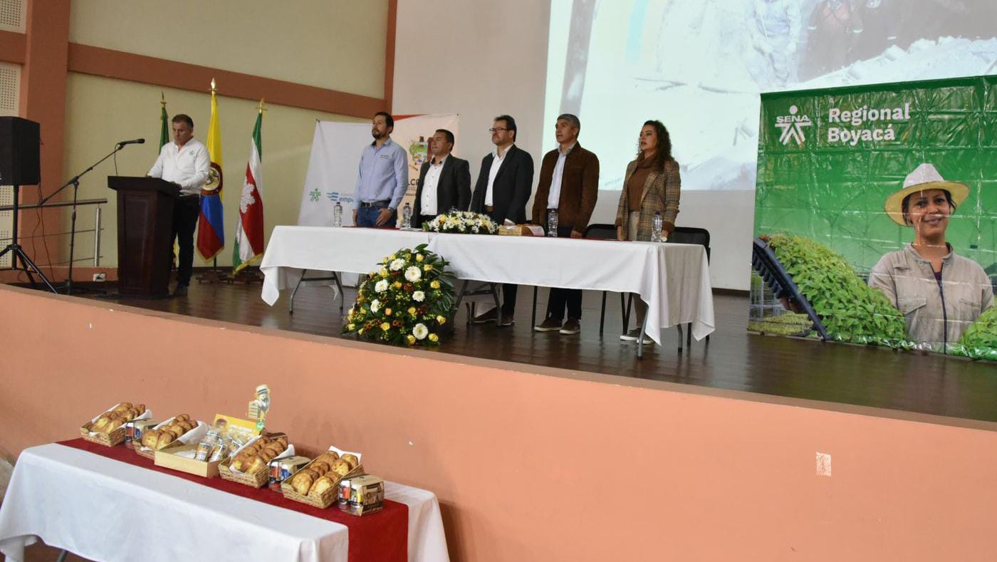 Hace unos días el municipio de Samacá se adhirió a esta iniciativa del Fondo Emprender Sena, destinando $600 millones para financiar iniciativas empresariales / Foto: Alcaldía de Samacá