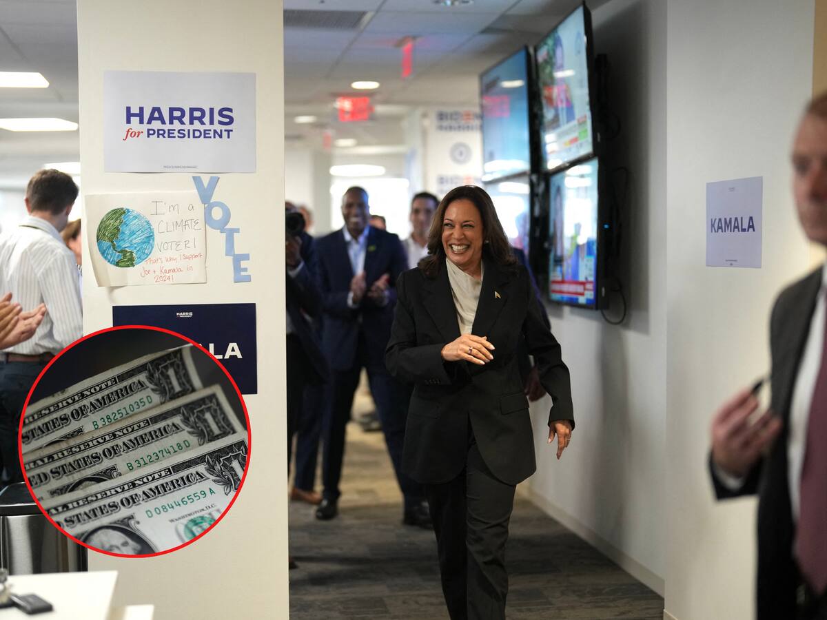 Kamala Harris rompe récord de recaudaciones y consigue 81 millones de dólares en 24 horas