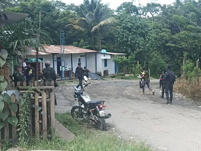 Disidencias de las Farc patrullaron por las calles de Tibú, Norte de Santander - Foto: Cortesía