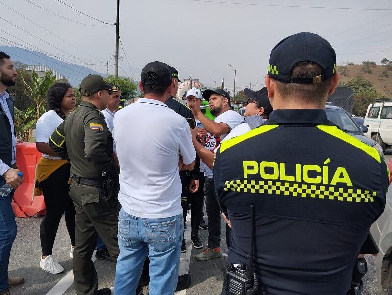 Protesta peaje- foto Guillermo Naranjo