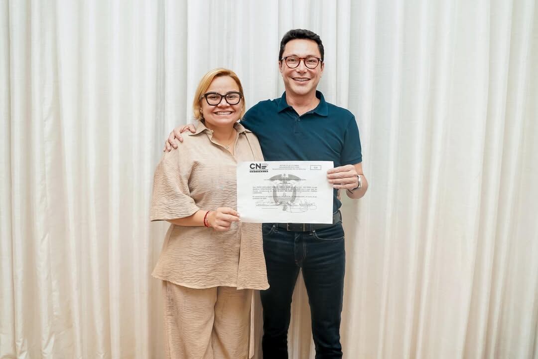 Margarita Guerra recibió la credencial del CNE que la acredita como Gobernadora del Magdalena tras las elecciones atípicas del 23 de noviembre