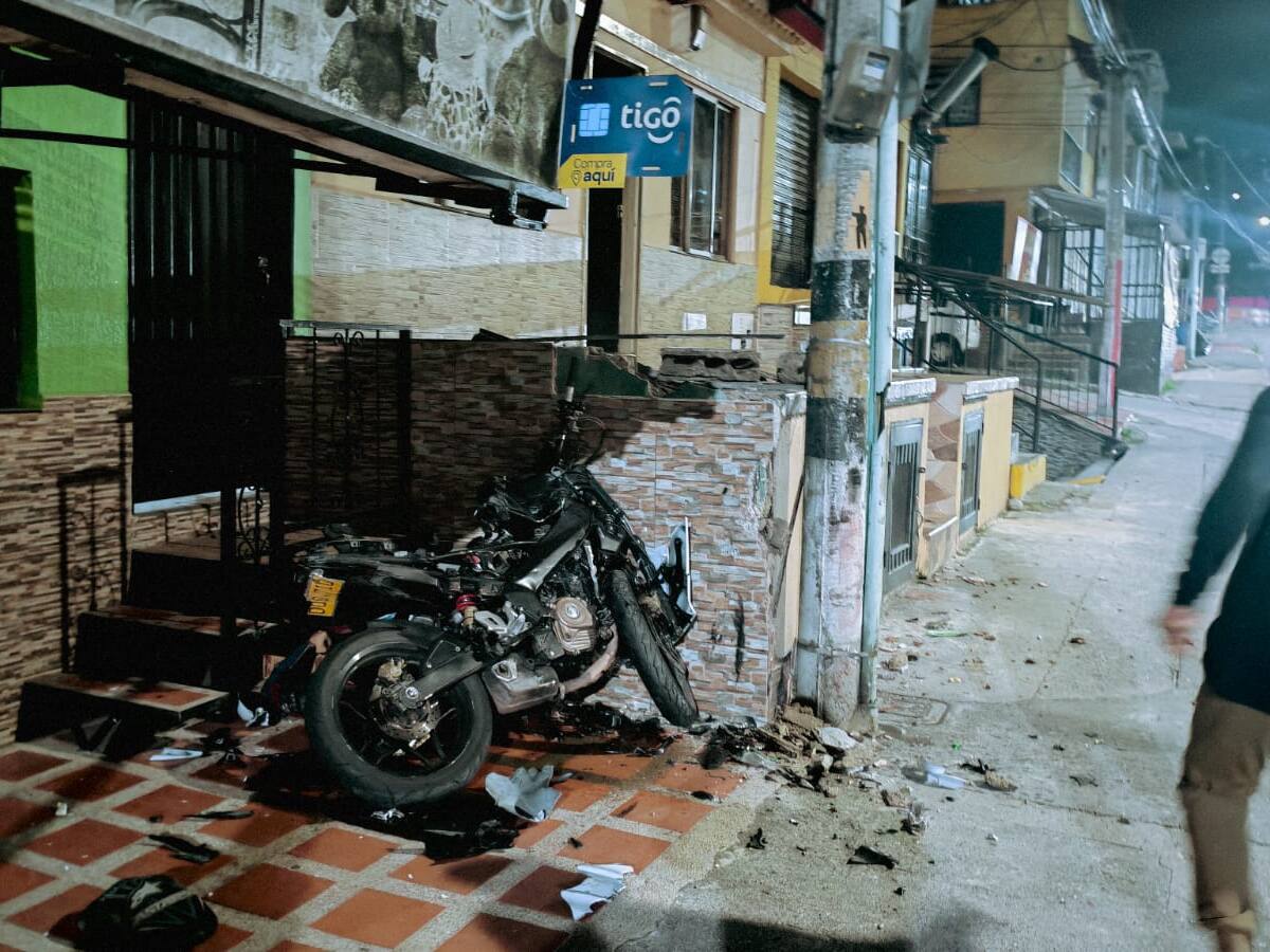 Motociclista falleció en Manizales luego de una presunta persecución de agentes de tránsito
