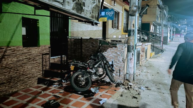 Motociclista falleció en Manizales luego de una presunta persecución de agentes de tránsito. Foto suministrada.