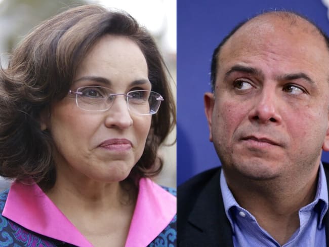 Viviane Morales y Carlos Camargo. Foto: Colprensa.