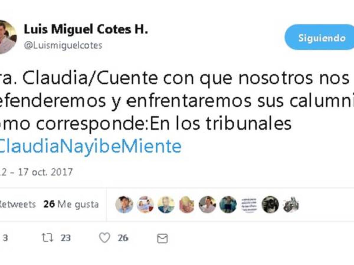 Ex gobernador de Magdalena demandará a Claudia López por calumnia