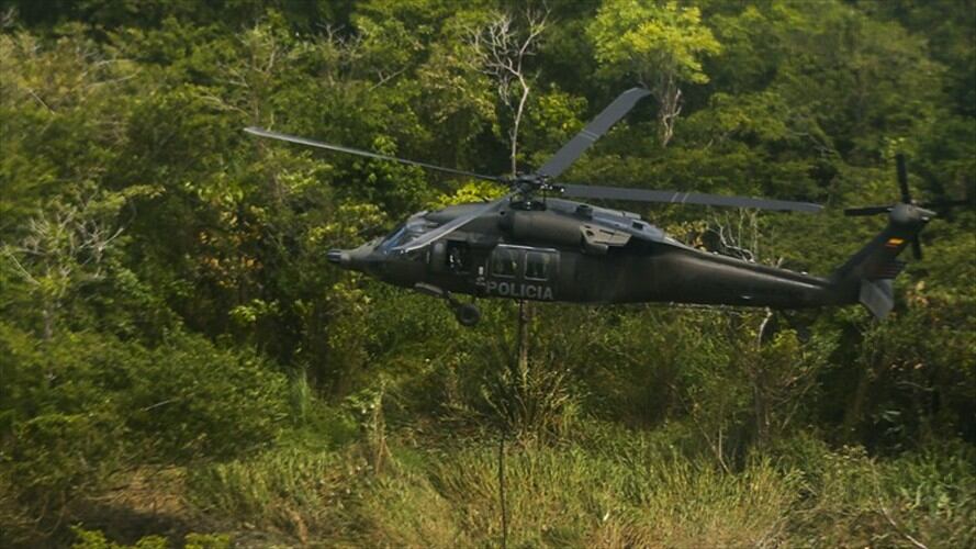 Bombardeos en Antioquia. Foto: Colprensa