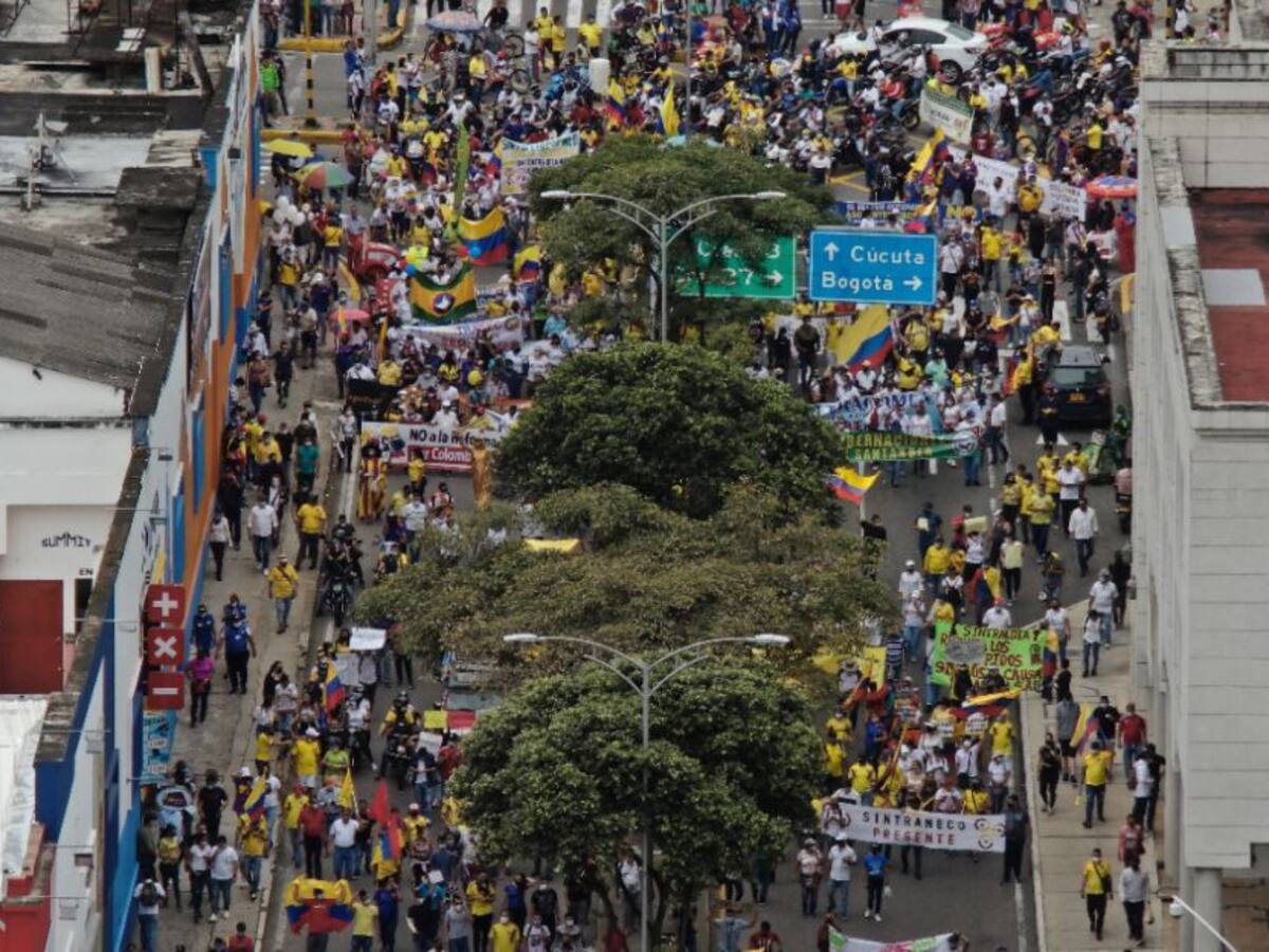Culmina la primera jornada de protestas en normalidad