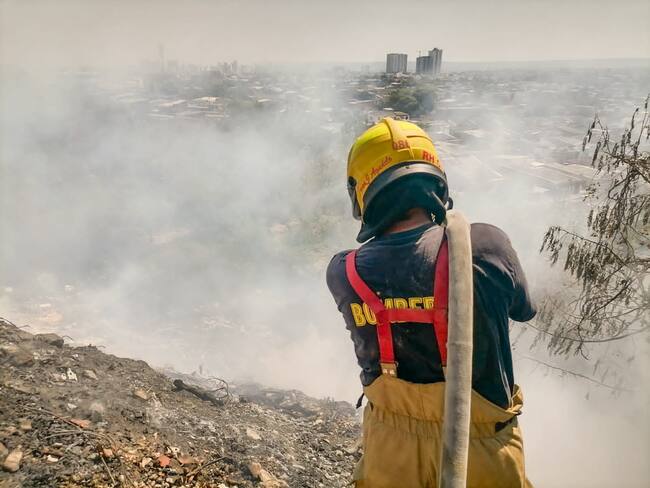 Tres incendios forestales fueron controlados en Cartagena el fin de semana
