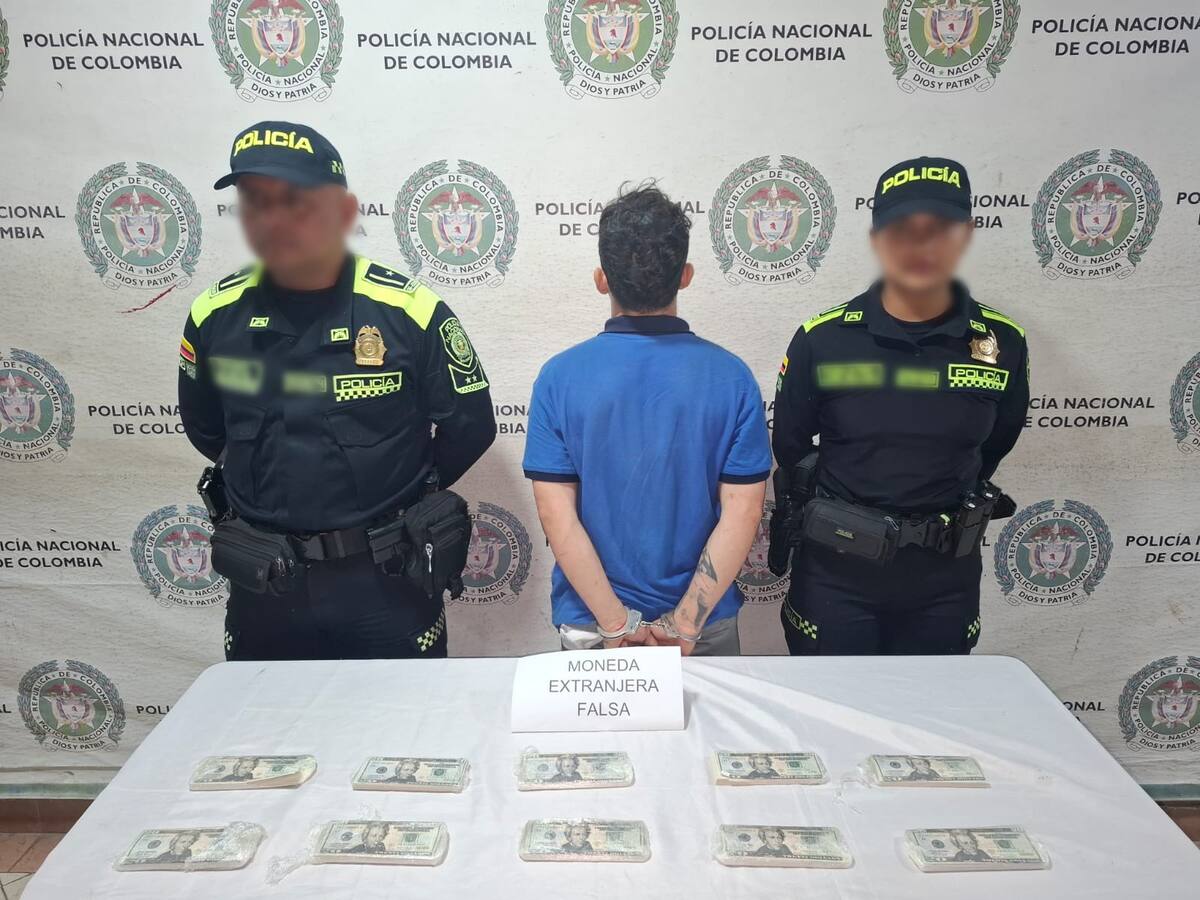 Capturado en Pereira, hombre que llevaba 100 mil dólares falsos en modalidad de ‘paquete chileno’
