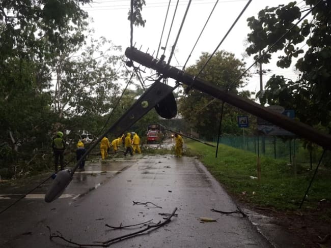 Lluvias y vientos causan emergencia eléctrica en ocho municipios de Sucre