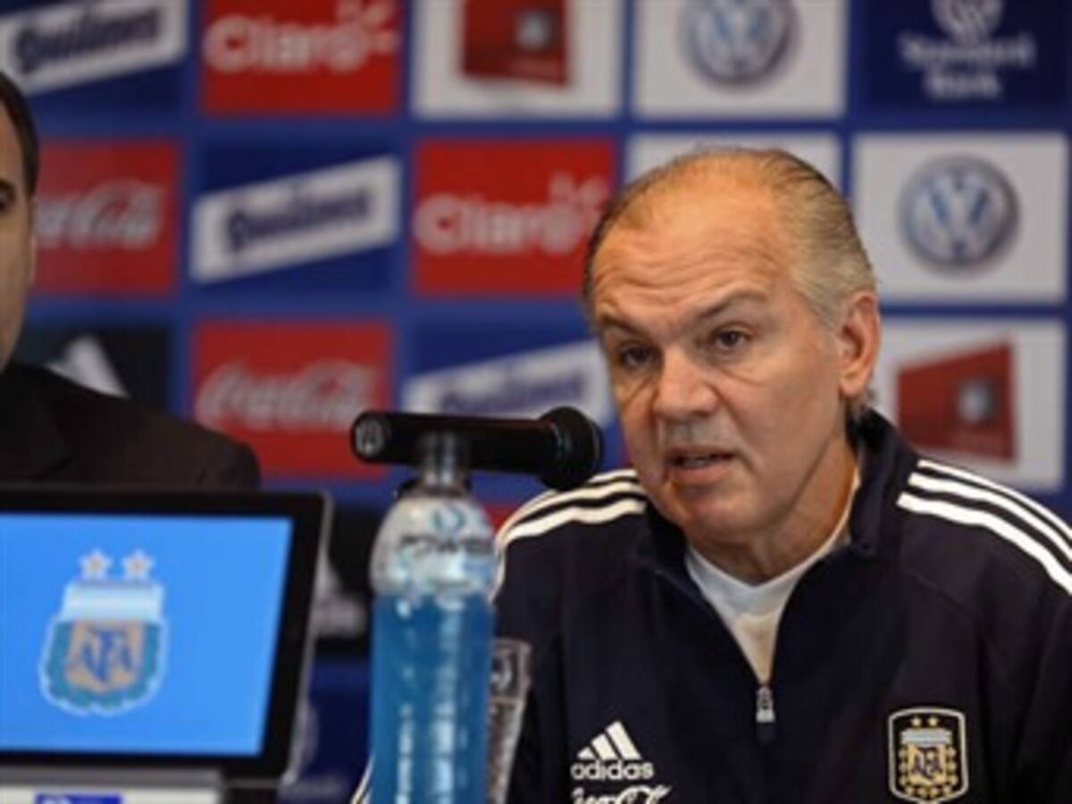 Sabella técnico de Argentina descarta formar dos equipos para partidos con Bolivia y Colombia