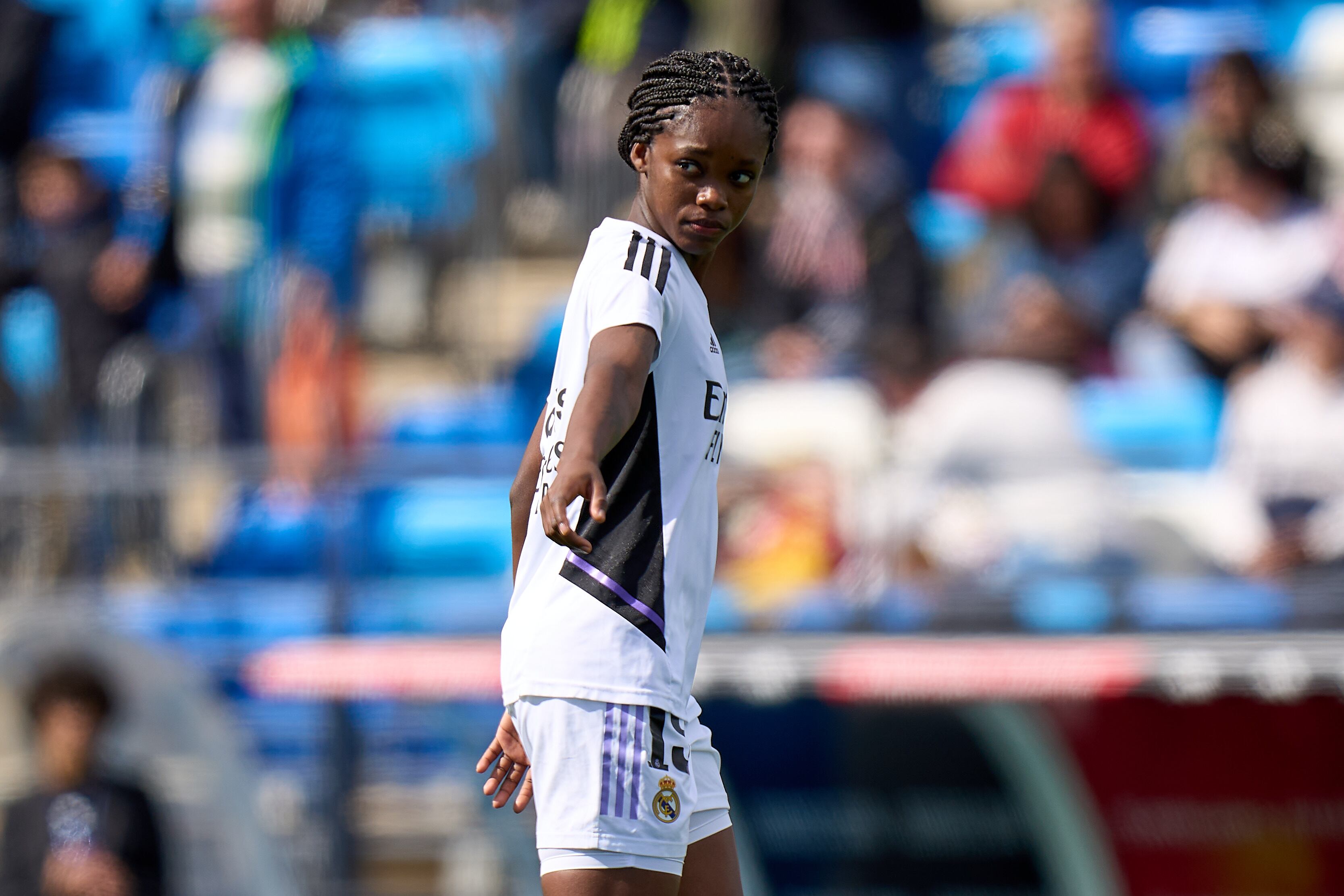 Linda Caicedo del Real Madrid en Madrid, España. (Photo by Angel Martinez/Getty Images)