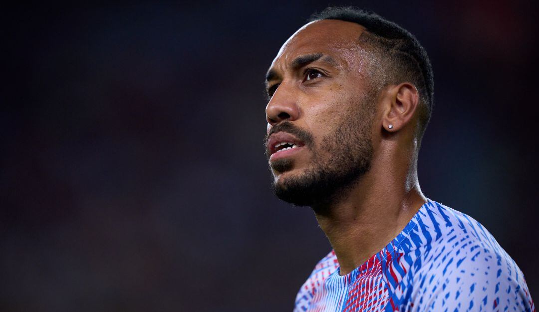 Aubameyang fue víctima de robo en su caas de Barcelona.