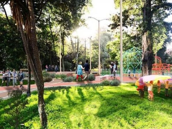 Razones por las cuales las obras en el parque el Japón en Bogotá continúan