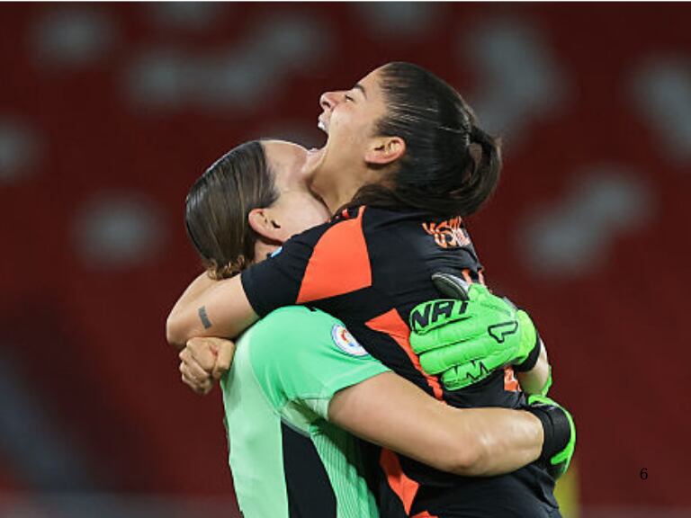 Catalina Usme luego de clasificar a la final de la Copa América / Getty Images