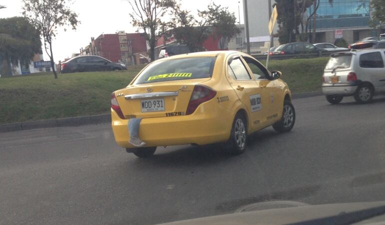 Taxi en Halloween.