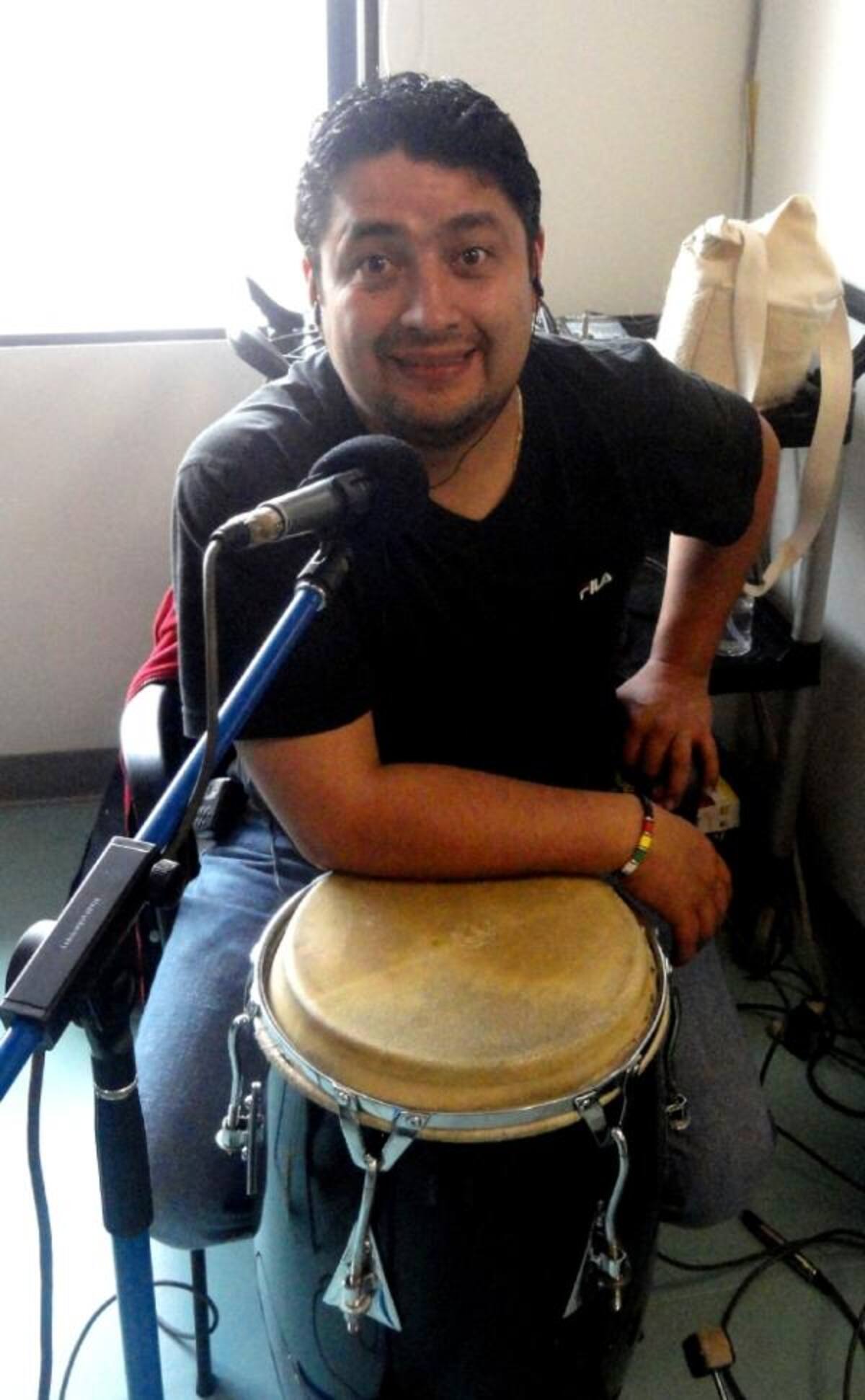 Oscar Delgado, músico de La Ventana