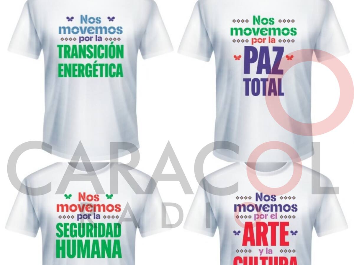 Así son las camisetas y mensajes del Gobierno para la movilización del 27S