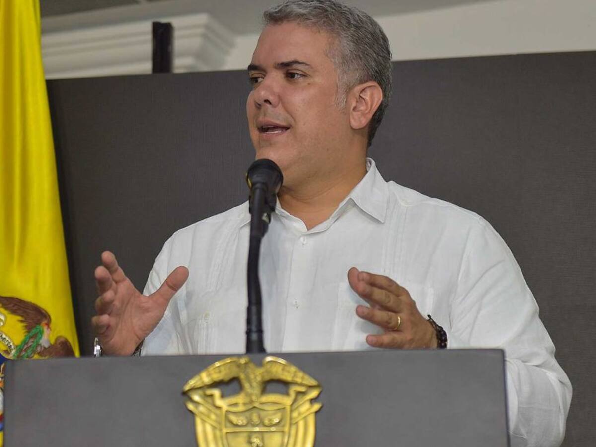 Colombia no para ante las amenazas de paros armados: Iván Duque