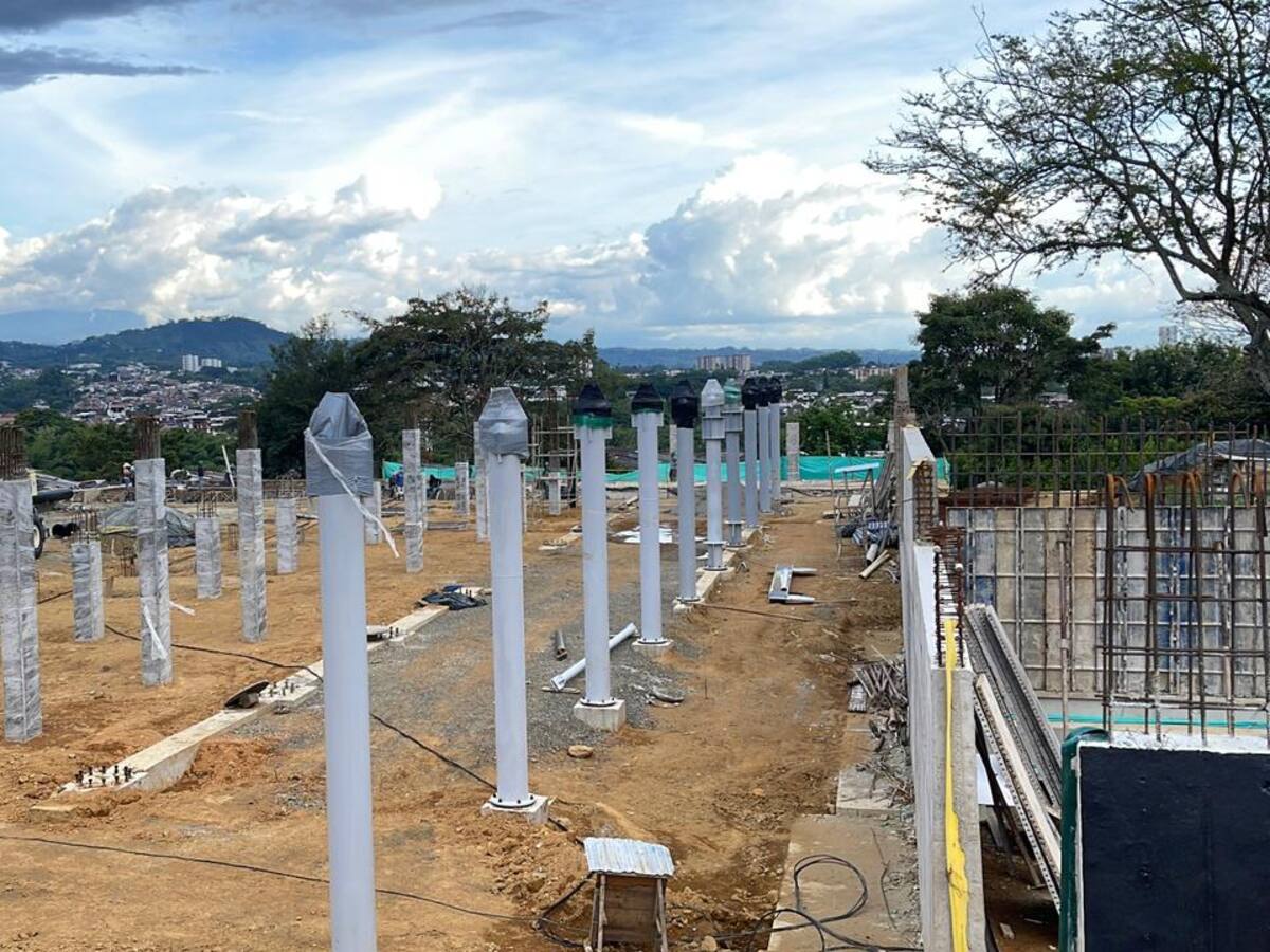 Avanza la construcción del Coliseo Multipropósito de Pereira, la ejecución ya supera el 30 %