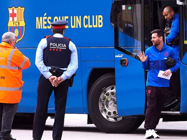 El bus del Barcelona se perdió en su viaje al campo de entrenamiento