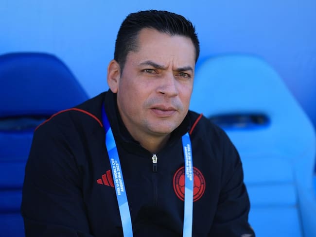 Héctor Cárdenas, entrenador de la Selección Colombia Sub-23 (Photo by Buda Mendes - FIFA/FIFA via Getty Images)
