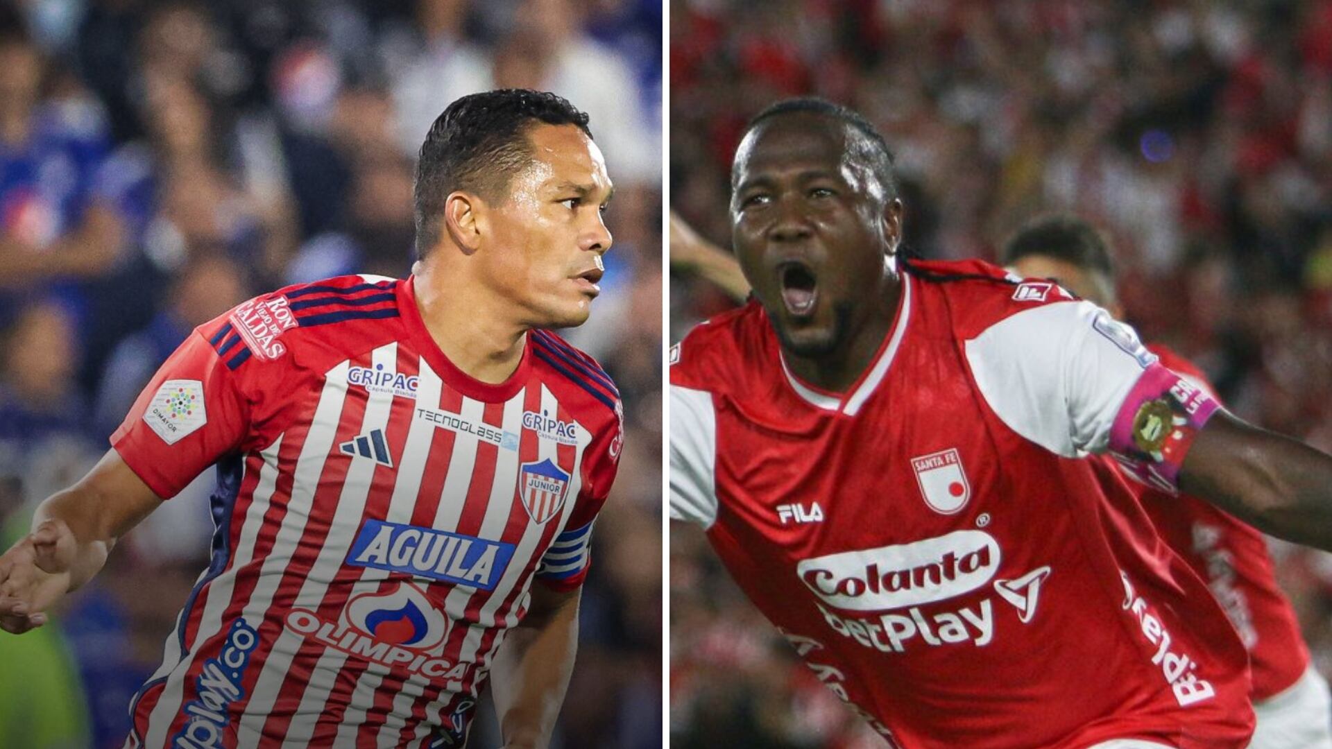 Hugo Rodallega y Carlos Bacca, por el botín de oro de la liga colombiana