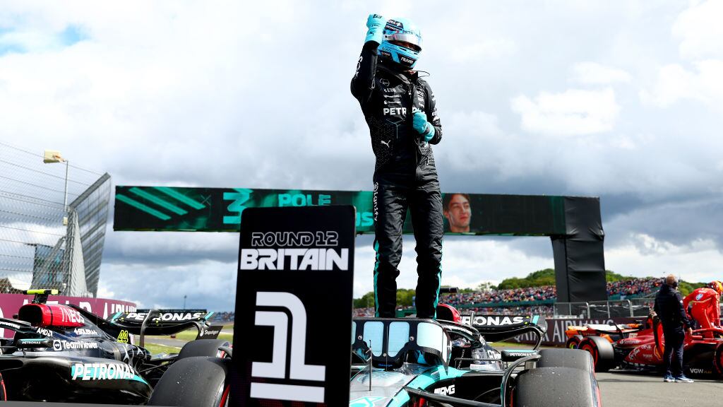 Podio británico en el Gran Premio de Gran Bretaña / Getty Images