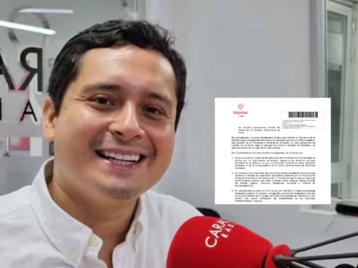 Alcalde de Barrancabermeja denuncia “intento ilegal” del gobierno por nombrar alcaldesa encargada