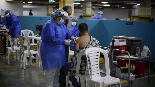 Punto de vacunación contra COVID-19