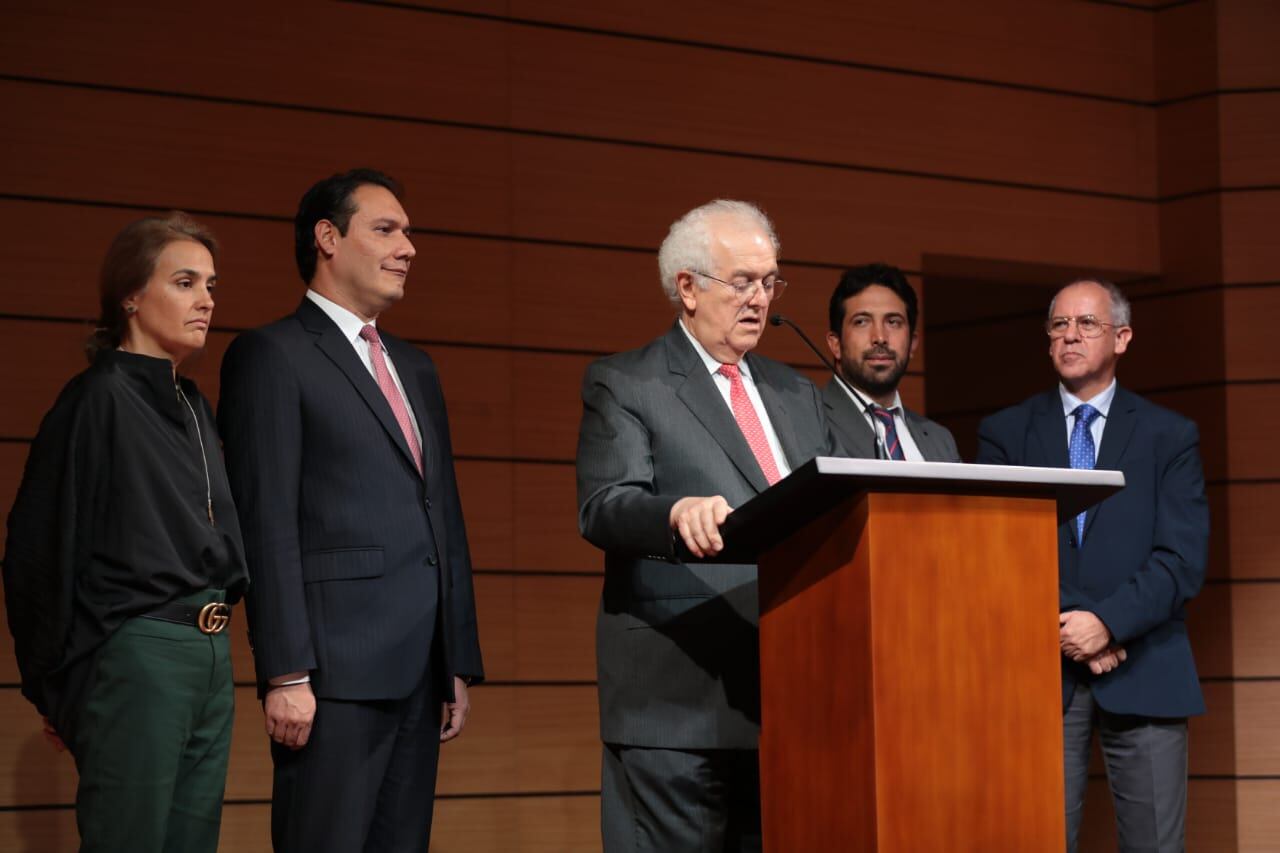 José Antonio Ocampo en alocución