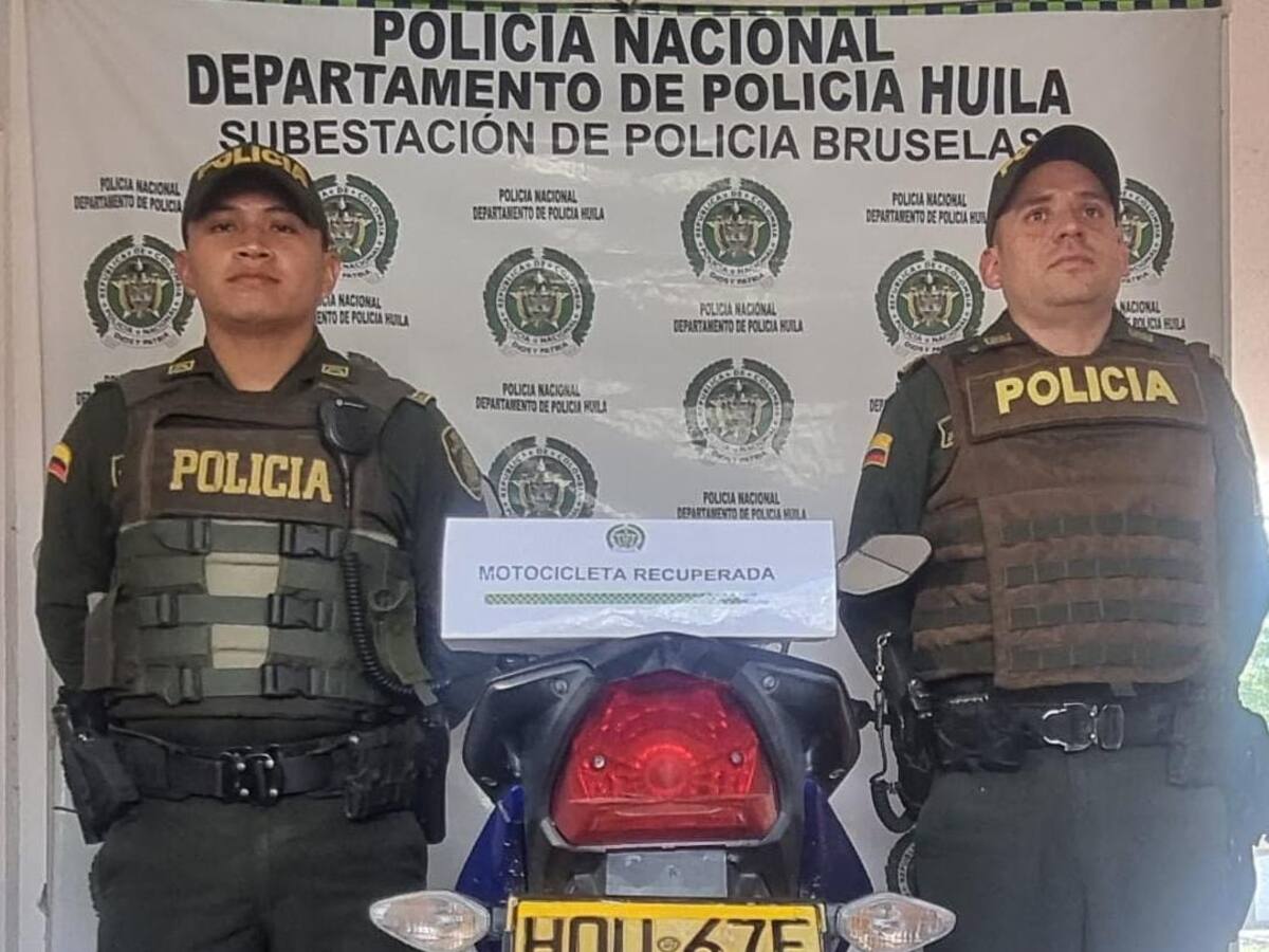 Hasta en un 18% a disminuido el hurto de motocicletas en el Huila